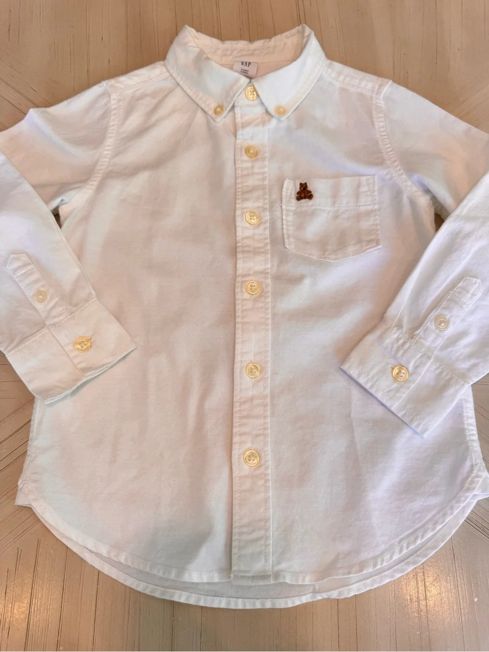 Gap White Oxford Toddler Shirt Size 4Y 🤍